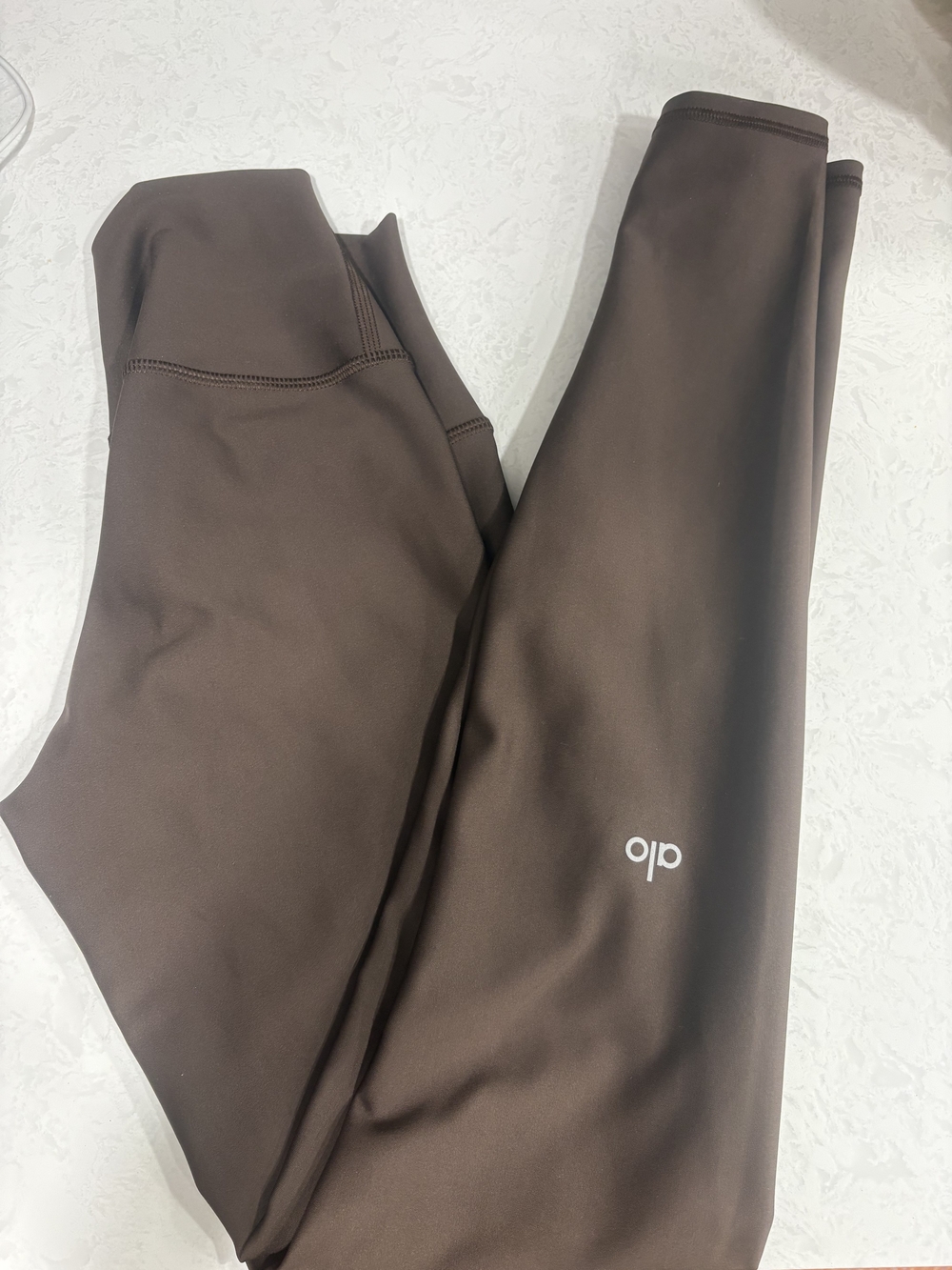 ALO Yoga Brown High-Rise Performance Leggings